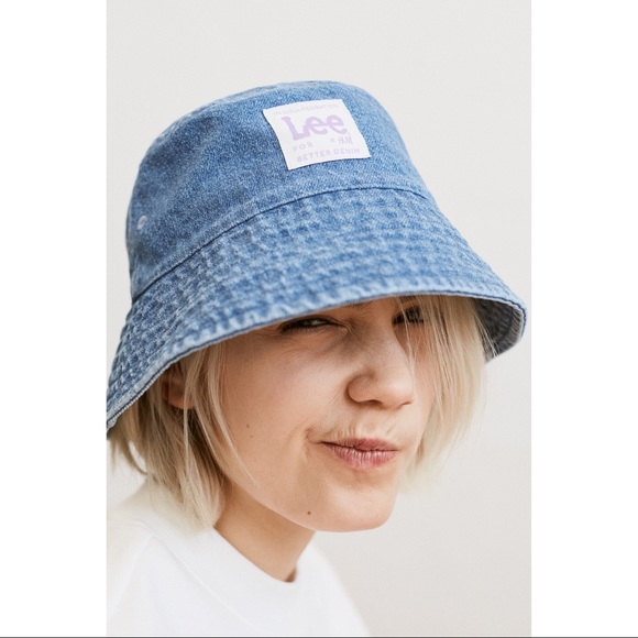 🆕 Lee X H&M Denim Bucket Hat - Picture 3 of 6